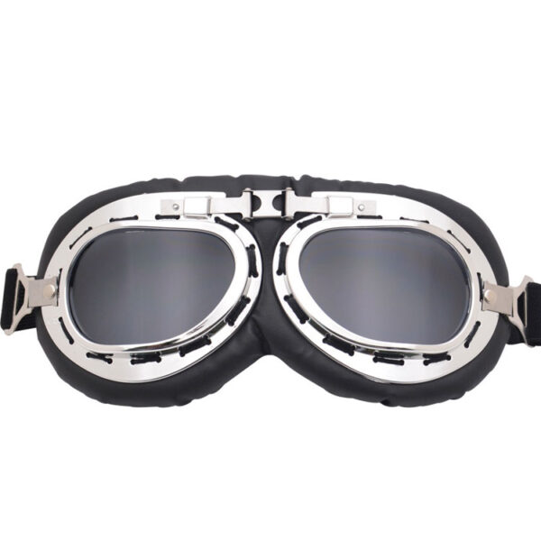 Custom motorcycle motocross harley goggles vintage - Image 3