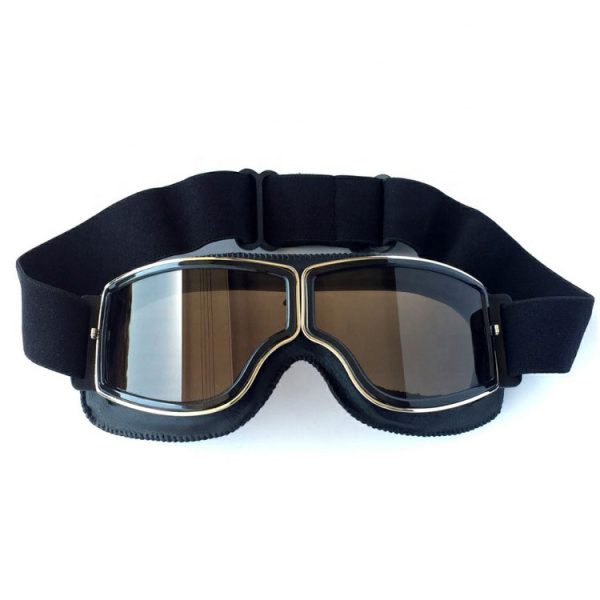 Harley goggles vintage style leather frame personality - Image 2