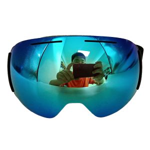 Custom snow goggles magnetic lens with clip lock