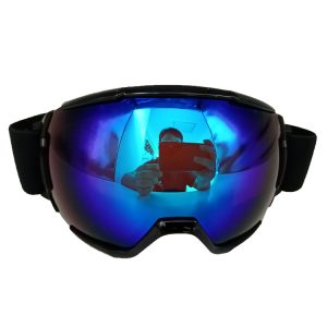 Customized Logo UV 400 anti fog ski goggles