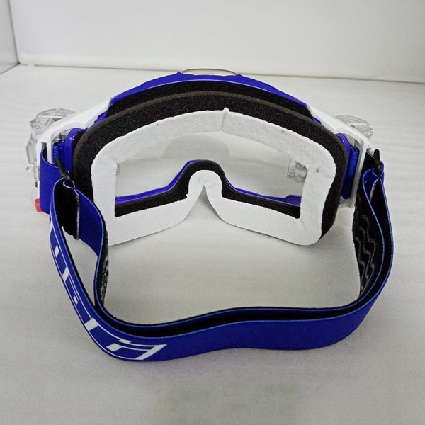 Custom dirt bike motocross 30mm roll off goggles