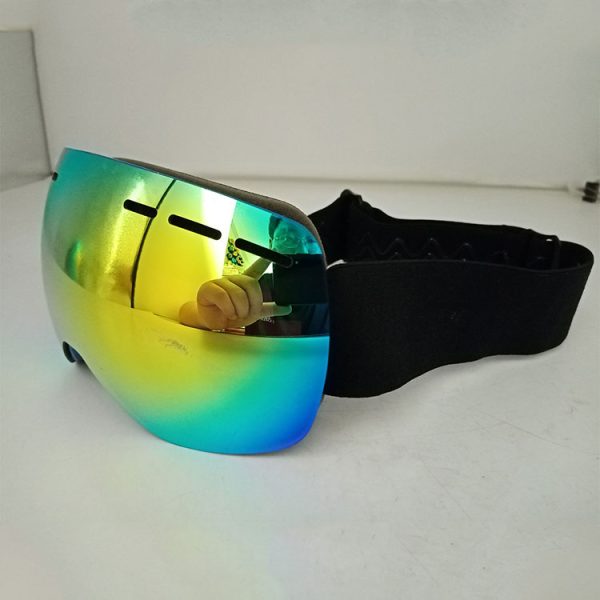 Custom spherical UV 400 anti-fog junior ski goggles