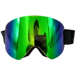 Cylindrical UV 400 anti-fog magnetic goggles ski
