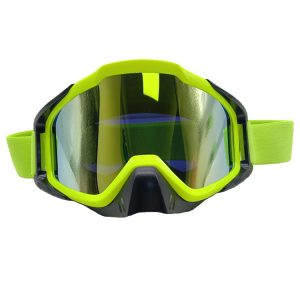 Custom anti fog UV400 motorcycle goggles with nose guard