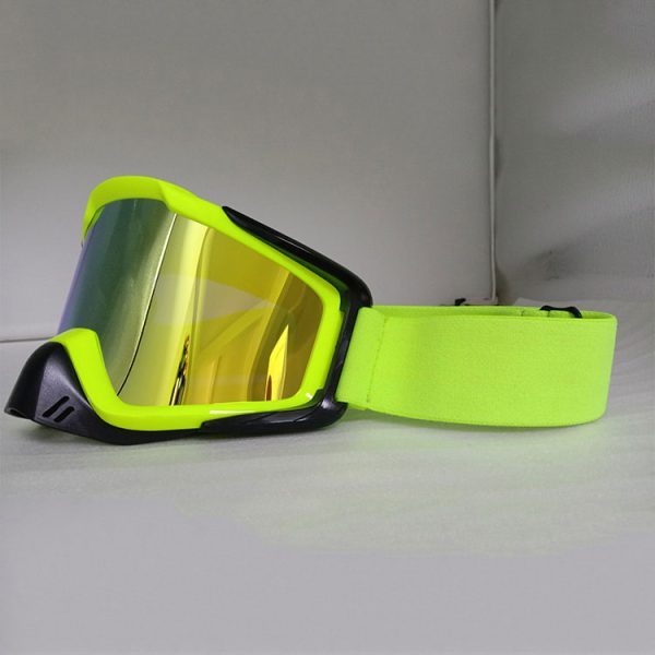 Custom anti fog UV400 motorcycle goggles with nose guard