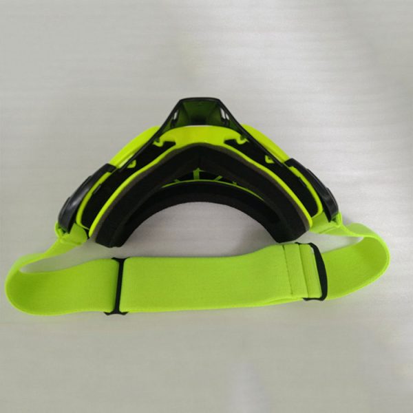 Custom anti fog UV400 motorcycle goggles with nose guard