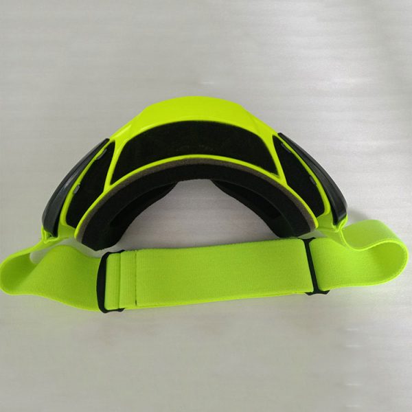 Custom anti fog UV400 motorcycle goggles with nose guard