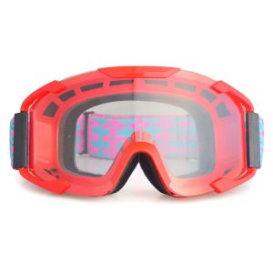 Custom dirt bike goggles anti fog resistance uv cyclindrical