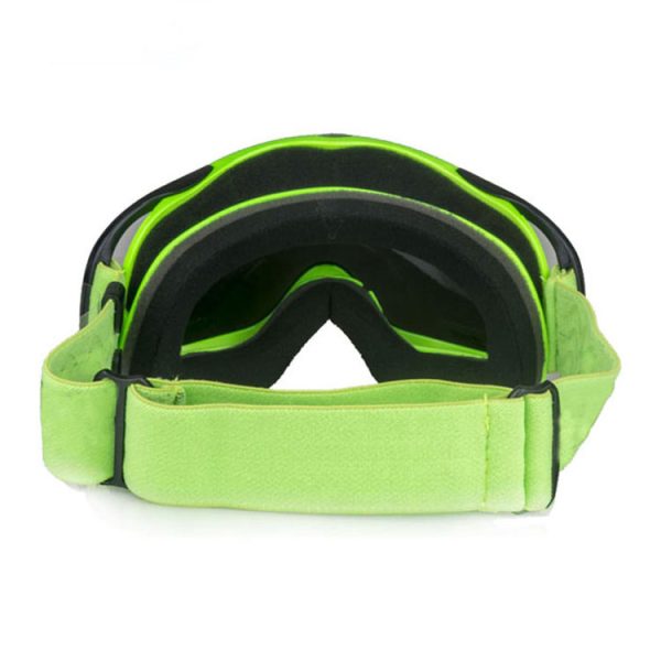 Motocross tear off goggles green frame polarized lens - Image 4