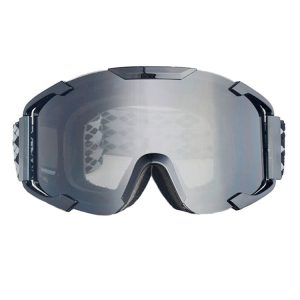 Black motocross goggles dirt bike impact cylindrical custom