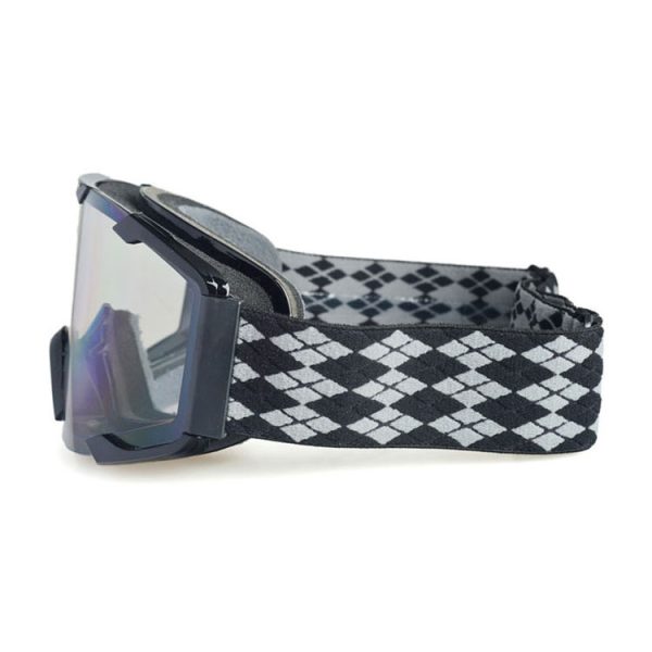 Black motocross goggles dirt bike impact cylindrical custom - Image 2