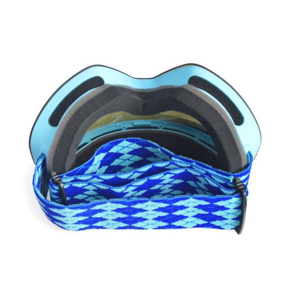 Frameless ski goggles antifog double lens magnet custom - Image 3