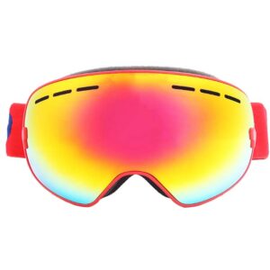 Custom ski goggles anti fog UV400 adjustable strap