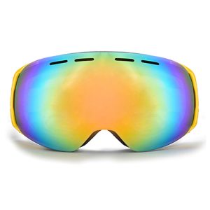 Child ski goggles anti fog UV400 windproof magnetic lens