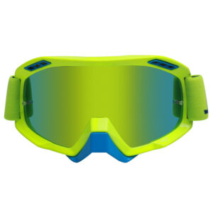 Blue motocross goggles tear off anti scratch windproof