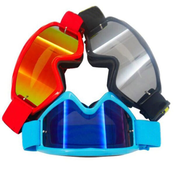 Dirt bike goggles black anti uv anti fog motocross motorcycle - Image 4