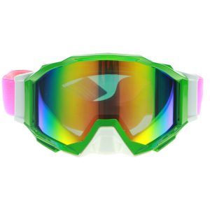 Green motocross goggles UV protective windproof