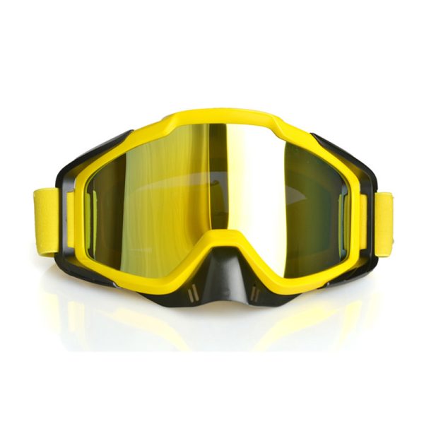 Polarized motocross goggles with nose guard - Image 2
