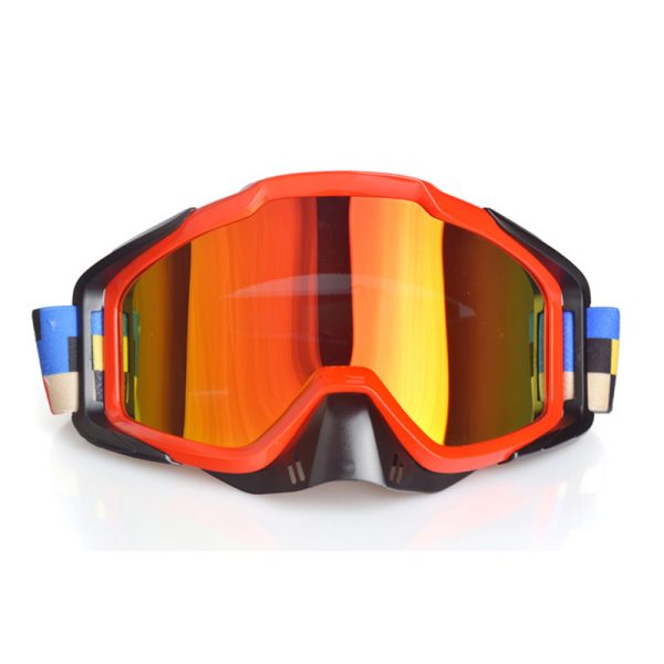 Polarized motocross goggles with nose guard - Image 3