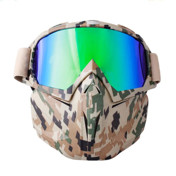 Dirt bike goggles with mask - Image 2