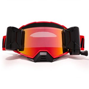 Roll off motocross goggles with nose guard custom