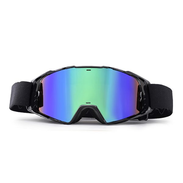 Dirt bike goggles black double frame motocross google - Image 2
