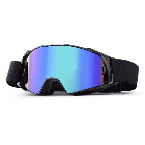 Dirt bike goggles black double frame motocross google - Image 3