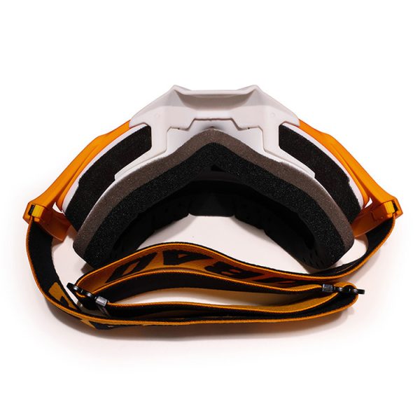 Orange mx goggles dirt bike goggles with nose guard