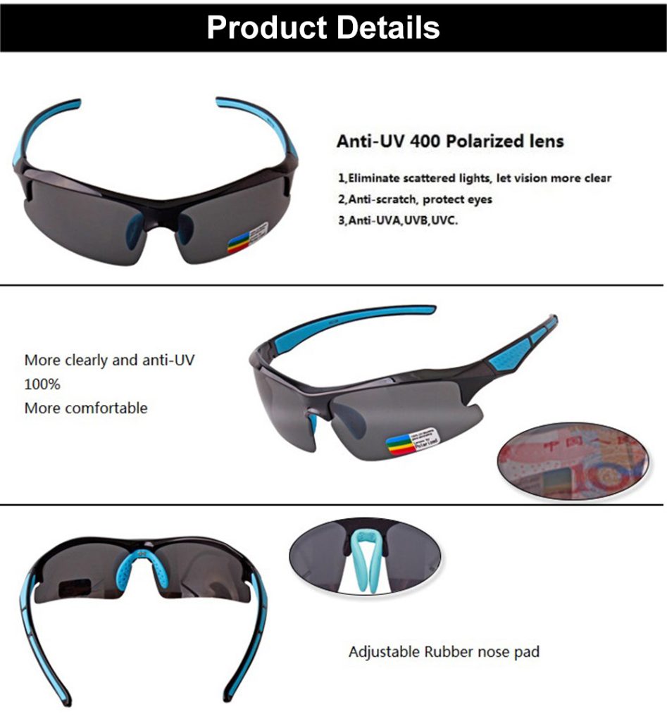 Bicycle protective eyewear cycling glasses polarized sports sunglasses