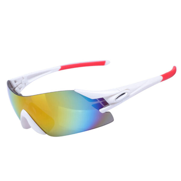Frameless bicycle glasses mirror uv400 polarized lenses goggles - Image 4