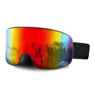 Mirror coating ski goggles OTG design UV protection