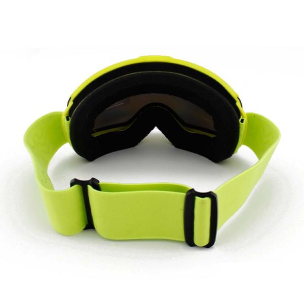 Silver lens ski goggles Anti-fog coating snow glasses - Image 4