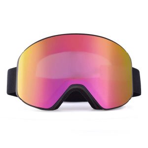 Frameless magnetic goggles UV400 ski glasses snow goggles