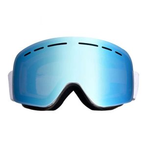 Child snow goggles dual anti-fog lens custom strap logo