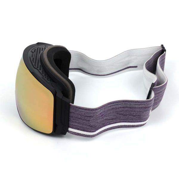 Custom snowboard goggles magnets lens elastic straps ski googles - Image 2