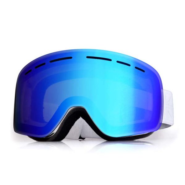 Snow goggles youth dual anti-fog lens custom strap logo - Image 4