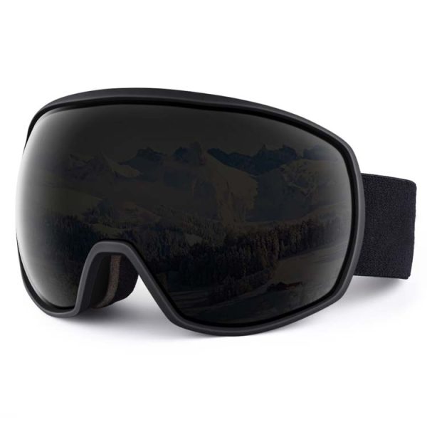 Snowboard ski goggles spherical dual lenses anti fog