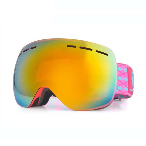 Youth snowboard goggles dual lens anti fog ski goggles