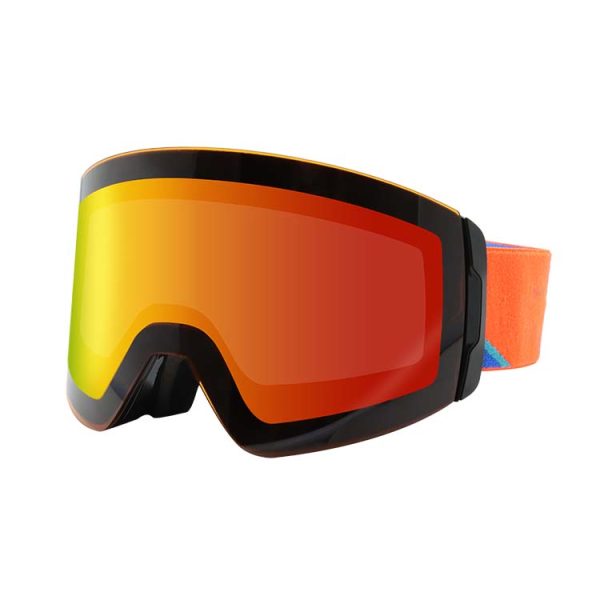 Magnetic lens goggles winter snow ski goggles custom - Image 2