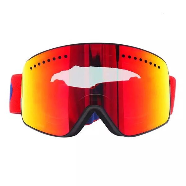 Custom anti-fog magnetic sport ski goggles snowboard