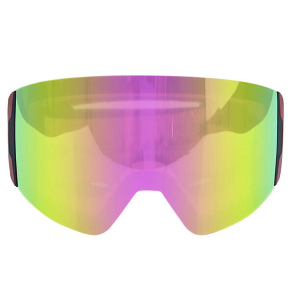 Snow goggles magnetic lens frameless anti fog uv400