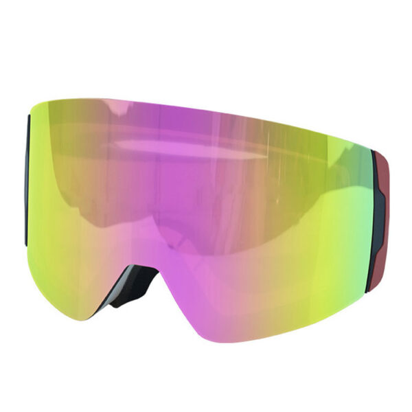Snow goggles magnetic lens frameless anti fog uv400 - Image 2