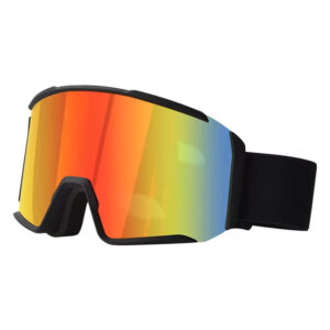 Cylindrical snow goggles half TPU frame uv400