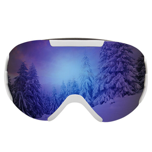 Ski goggles mirror lens spherical adults Anti fog - Image 2