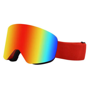 Ski goggles with interchangeable lenses