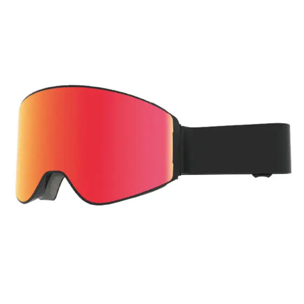 Magnet ski goggles new design large vision replaceable straps