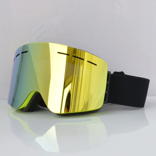 Magnetic lens snow goggles cylindrical customizable - Image 2