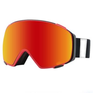 Ski goggles magnetic spherical lens new style