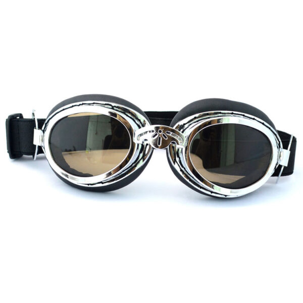 Vintage motorbike goggles Anti-UV windshield glasses