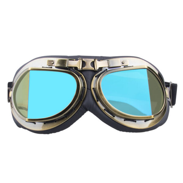 Classic motorcycle goggles vintage harley goggles - Image 2